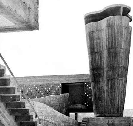Le Corbusier, Unité de Marseille, roof view, 1946-52 ©FLC, Paris and DACS, London 2009